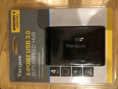 Targus 4-port USB 3.0 superspeed hub -NEW - Image 1 of 4