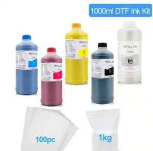Tinta de transferencia de tinta 1000 ml*5 DTF para impresión DTF impresión y transferencia de películas PET - Imagen 1 de 8