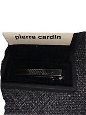 Vintage PIERRE CARDIN Tie Clip Clasp Bar ~ Signed Mint In Box