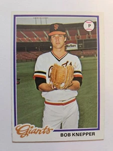 1978 TOPPS BOB KNEPPER RC #589 EX/NM - Picture 1 of 1