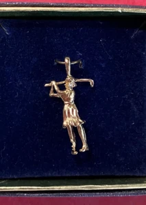 Charm - Exclusive Golf Jewelry Female Golfer Vermeil New w/Tags - Picture 1 of 3