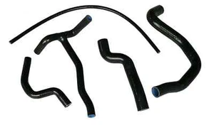 For Peugeot 206 GTI 2.0 16V 2002-2005 Silicone Radiator + Heater Hose BLACK - Picture 1 of 4