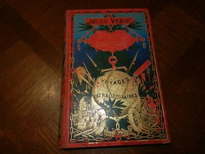 1899 Jules Verne Hetzel Das Testament eines exzentrischen goldenen Globus Rücken zum Leuchtturm » - Bild 1 von 24
