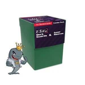 BCW Gaming Combo Pack - Inner Sleeves and Elite2 Deck Guards - Green FREE SHIP - Picture 1 of 1