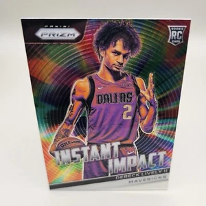 2023-24 Panini Prizm #14 Dereck Lively II Instant Impact RC Mavericks Rookie - Picture 1 of 2