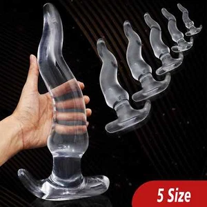 Super Long Anal Plug Butt Dilator for Men Big Dildo Women Vaginal Stimulation US - Picture 1 of 43