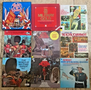 55 x MILITARY BAND LP Album Vinyl Records Bundle Job Lot - Picture 1 of 5