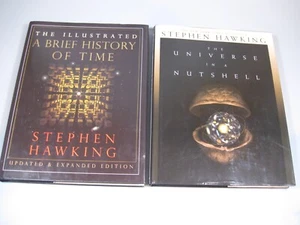 2 Stephen Hawking Books Univerese In A Nutshell & A Brief History Of Time - Imagen 1 de 9