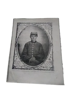 The Civil War Reprint Picture Of Edwin Jennisson, - Picture 1 of 2