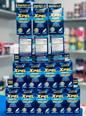 MHP XPEL pílulas de água diuréticas naturais à base de plantas perda de peso reduzir inchaço 80 cápsulas - Imagem 1 de 3