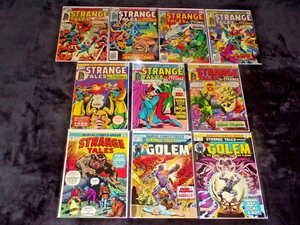 STRANGE TALES 175 176 177 182 183 184 185 186 187 188 DR STRANGE GOLEM LOT - Picture 1 of 1