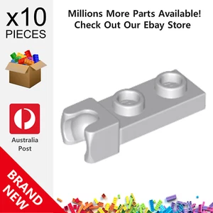 10x Genuine LEGO™ Light Grey Modified 1 x 2 with Small Tow Plates Plate 14418 - Picture 1 of 2