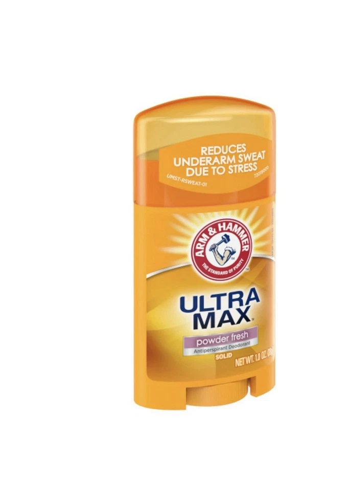 2 PACK Arm and Hammer Ultra Max Solid Powder Fresh Antiperspirant Deodorant - Image 1 of 1