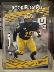 2021 Panini Prestige Xtra Points #248, KWITY PAYE RC /99, Michigan Wolverines - Picture 1 of 3