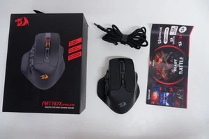 Redragon M811 PRO Wireless MMO Gaming Mouse, 15 Programmable Buttons RGB NEW  - Picture 1 of 9