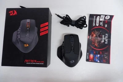 Redragon M811 PRO Wireless MMO Gaming Mouse, 15 Programmable Buttons RGB NEW  - Image 1 of 4