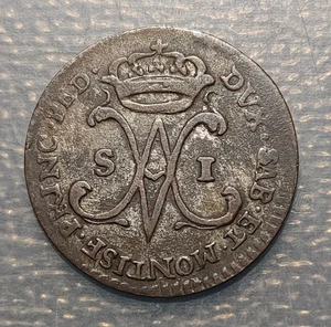 ITALIA REINO DE CERDEÑA SARDEGNA SAVOIA VITTORIO AMEDEO III 1 SOLDO 1783 MBC+ - Picture 1 of 2
