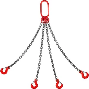 Chain Sling - 6/15" x 3.3' Four Leg with Steel Hook - Grade 80 - Bild 1 von 12
