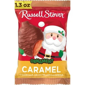 Russell Stover Weihnachten Milch Schokolade Karamell Süßigkeiten Ornament, 1,3 oz (2er Pack) - Bild 1 von 1