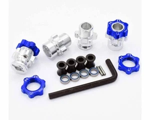 Traxxas JT107W06 Jato 17mm Hex Wide +5mm Wheel Hubs Adapters Bearings Hot Racing - Picture 1 of 1