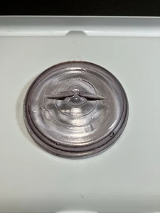 Vintage SCA LILA Glas Einmachen Einmachglas Deckel Drahtbügel Blitz Reg Größe 3" - Bild 1 von 4