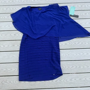 Scarlett Womens’s Size 12T Tiered Sheath Blue (Bella) Cocktail Shoulder Cover - Picture 1 of 7