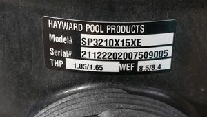 Hayward TriStar XE 1.85HP SP3210X15XE PRO-PREP., NEW PARTS INSIDE, EXCELLENT - Picture 1 of 4