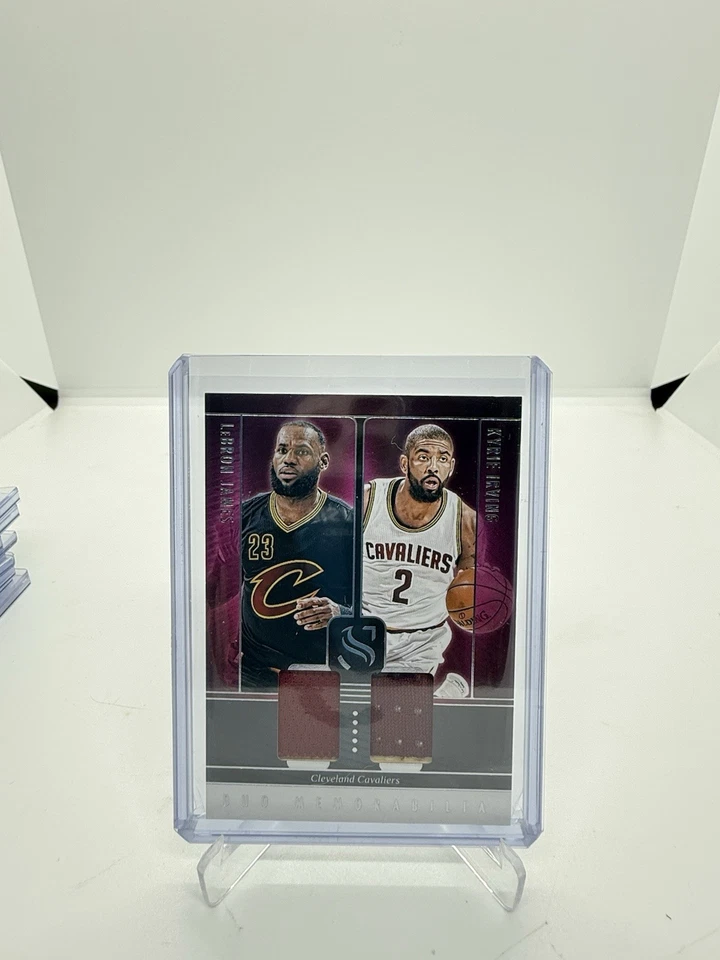 2024-25 Panini Silhouette LeBron James/Kyrie Irving Duo Memorabilia Patch - Image 1 of 2