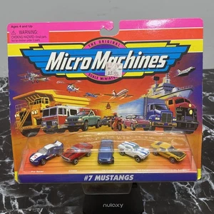Vintage 1997 Micro Machines Galoob #7 Mustangs 75030 BRAND NEW SEALED - Picture 1 of 5