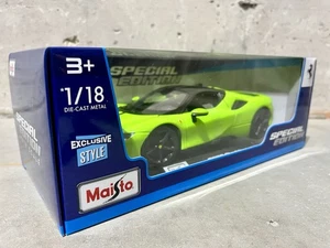 Ferrari SF90 Stradale 1:18 Maisto Exclusive Style Special Edition - Lime Green - Picture 1 of 7