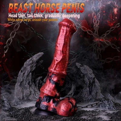 Silicone Fantasy Long Dildo With Suction Cup Realistic Penis Butt Plug Sex Toys - Image 1 of 4
