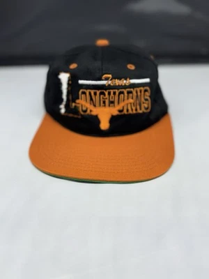 Mitchell & Ness Texas Longhorns Logo Snapback Hat Black Orange Youth Size OS - Image 1 of 4