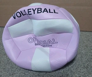 Purple & White Volleyball - uninflated - Picture 1 of 3