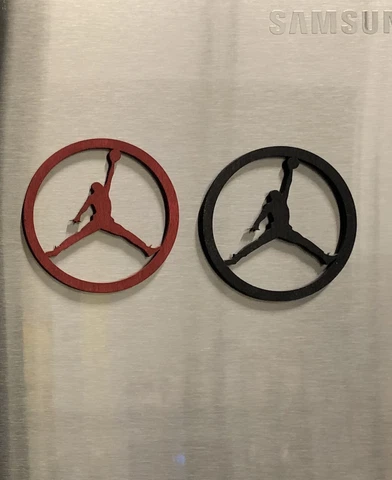 Air Jordan Luxury Fridge Magnet (Hand Made) - Michael 'Jumpman' Jordan set of 2 Cover