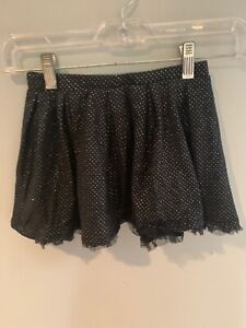Epic Threads Girls Black Glitter Skirt Size 6X