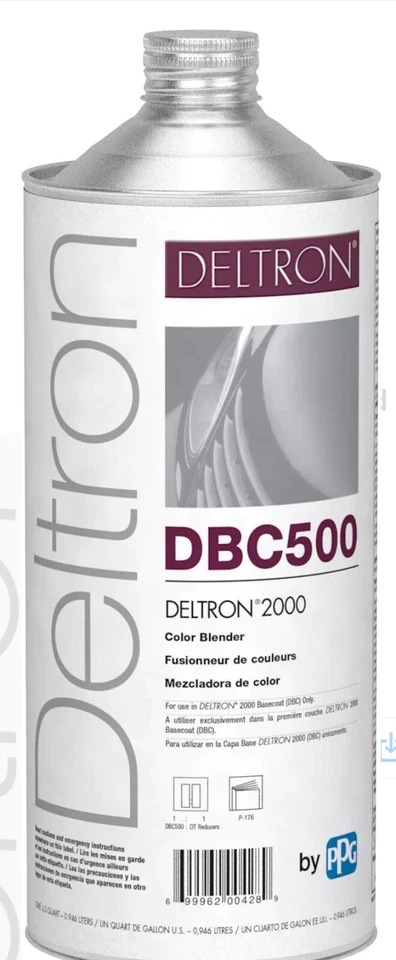 Licuadora de color DBC500 PPG Refinish Deltron 1 cuarto Foto 1 de 1