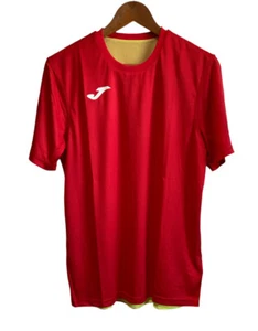 Joma Dry MX Mesh Reversible Sports Shirt Red/Yellow Medium Men’s Brand New - Picture 1 of 9