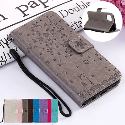 For Samsung Galaxy S24 Ultra S23 Flip Leather Card Wallet Case+Screen Protector - Image 1 of 4
