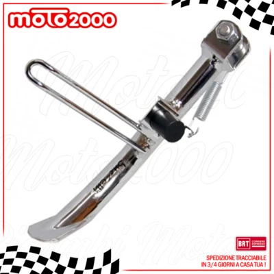 CAVALLETTO LATERALE BUZZETTI CROMATO PER PIAGGIO VESPA GTS GTV 250 300 - Immagine 1 di 2