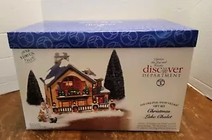SET REGALO CHALET LAGO NATALE VILLAGGIO NEVE VINTAGE 2001 DEPT 56 - RITIRATO VG++ - Foto 1 di 10