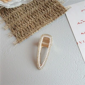 Crystal Rhinestone Pearl Beads Hair Slides Clips Party Event Jewellery AU stock - Picture 1 of 1