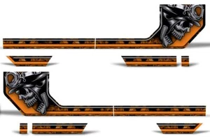 Rally Race Stripes Side Graphic Kit Truck Decal Fits: Ford F150 15-17 HAVOC O - Picture 1 of 3