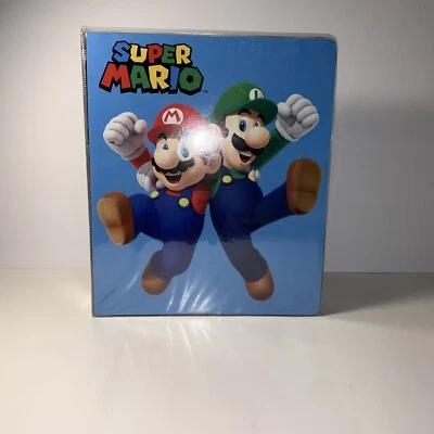 Nintendo Super Mario Brothers 1” Vinyl Binder 3-Ring 9.75 Inch Wide by 11.5... - Image 1 of 4