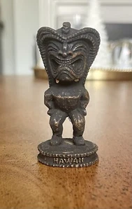 Vintage Hawaii Tiki Souvenir Figurine Handcrafted Design 7” Unique Collectible - Picture 1 of 3