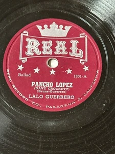 LALO (PANCHO LOPEZ) GUERRERO~PANCHO LOPEZ REAL 78 RPM OLDIES RECORD - Imagen 1 de 4