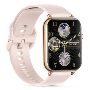 Bluetooth Smart Watch 2.1" Touch Screen BT 5.0 Heart Rate Blood Pressure - Pink - Picture 1 of 5