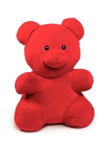 Gummy Bear Valentines Day Plush 16” Red Stuffed Animal Bear - Cute Gift Teddy - Picture 1 of 6