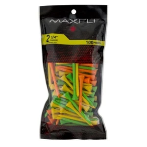 Maxfli Fluorescent Golf Tees - 2 3/4" - 100 Pack - Picture 1 of 1