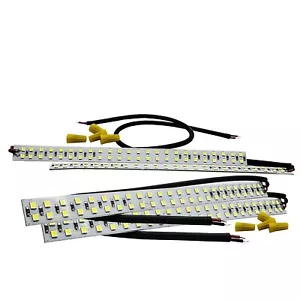 4X 8" Interior 48 SMD LED Light 12V Fluorescent Replacement RV Camper Trailer - Picture 1 of 7