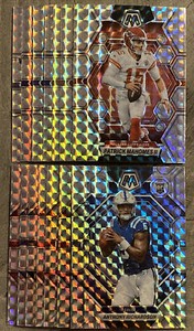 SILVER MOSAIC PRIZM 2023 Panini NFL Football Cards Veterans RC You Pick/Choose!